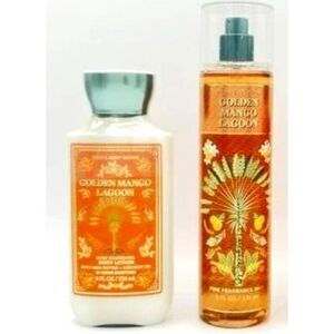 Golden Mango Lagoon Bath‎ & Body Works 2 Piece Set NEW